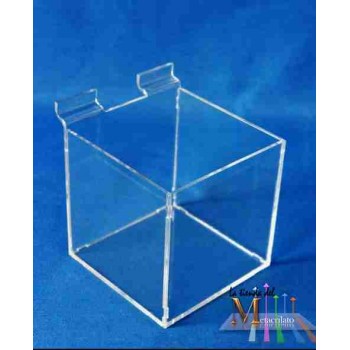 Caja cubo sin tapa a lama